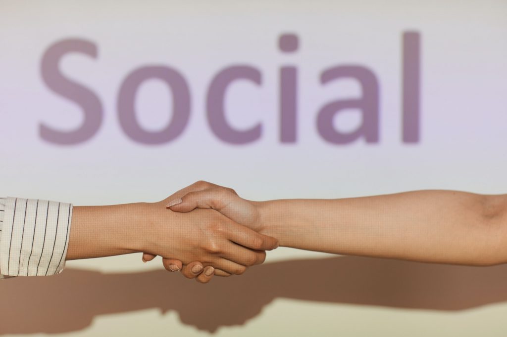 Partnership relationship people shaking hands